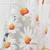 1PC NAPEARL Fashion Daisy Flower Sheer Curtain Tulle Window Screening for Living Room Bedroom Home Decor