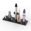 Compatible With Building Blocks MOC-83164 Mini Rocket Garden Building Blocks Space Novel Toy Set Ornaments