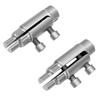 2 Pcs Broken Pipe Thread Extractor High Strength Alloy Steel Broken Faucet Removal Tool for 1 2in 3 4in 1in Pipes