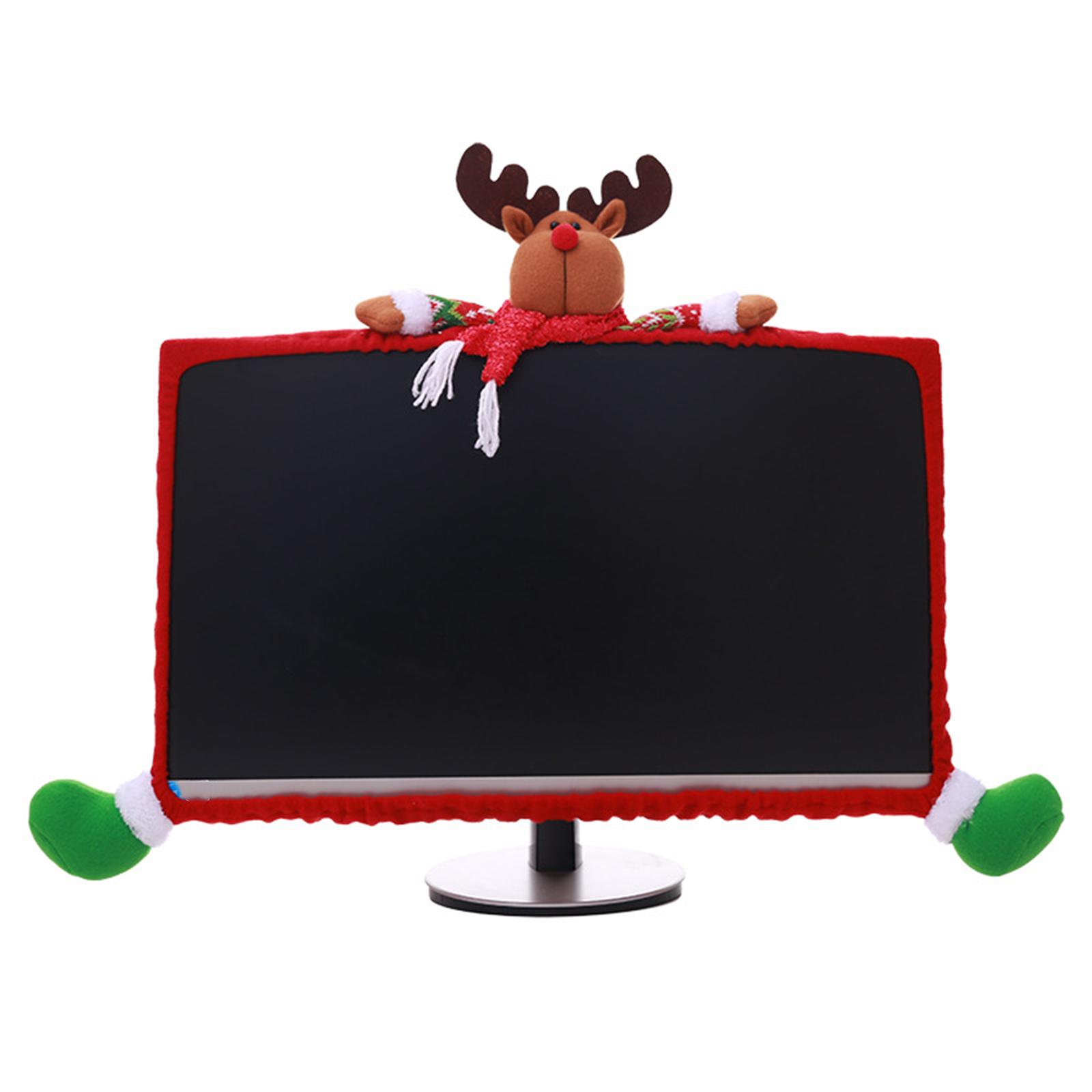 Simplistic Yet Festive Non Woven Decoration Covers For Your Computer Display Ranging From Nineteen To Twenty Seven Inches
