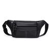 PU Waist Bag Men's Mobile Phone Bag Outdoor Sports Cycling Chest Bag