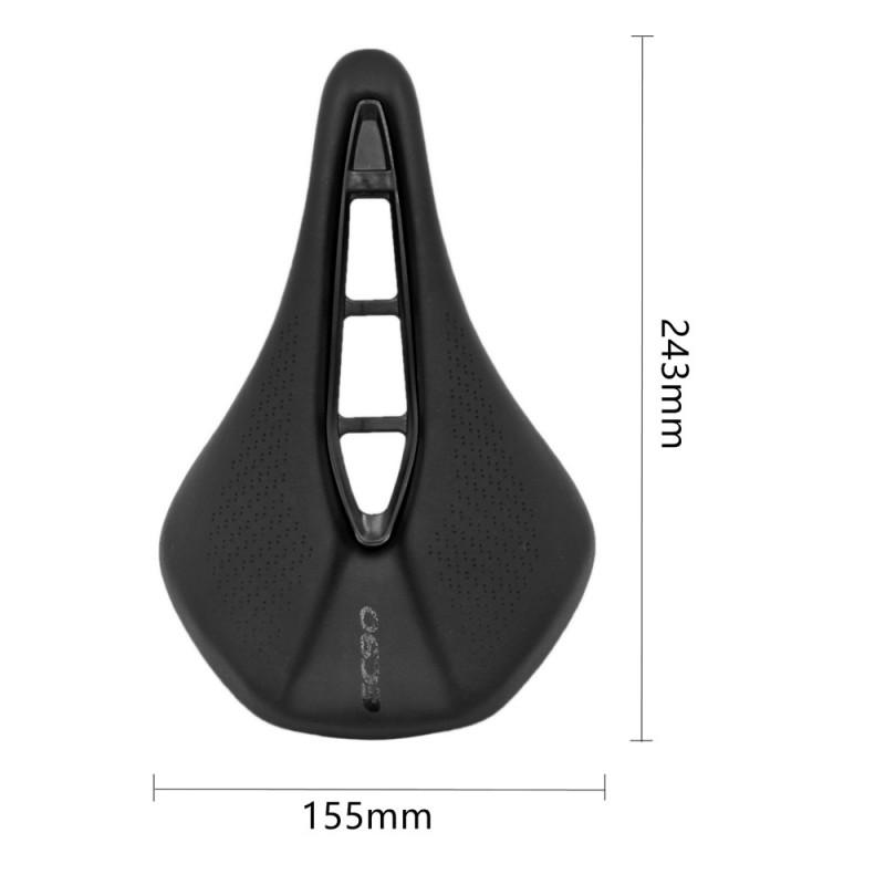 EC90 Arione CX Wide Comfort Gel Bicycle Saddle Road Bike Cycling Ergonomic Seat Pad Black