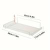 Stainless Steel Wall-Mounted Router Shelf No Drill WiFi Storage Organizer Home Bathroom Kitchen Shelf
