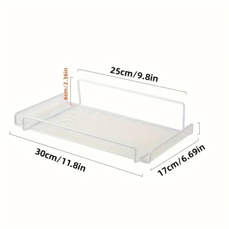 Stainless Steel Wall-Mounted Router Shelf No Drill WiFi Storage Organizer Home Bathroom Kitchen Shelf