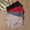 4Pcs Women's Cotton Panties High Waist Body Shaper Underwear Breathable Underpants Soft Panty Slimming Female Briefs S-XXL