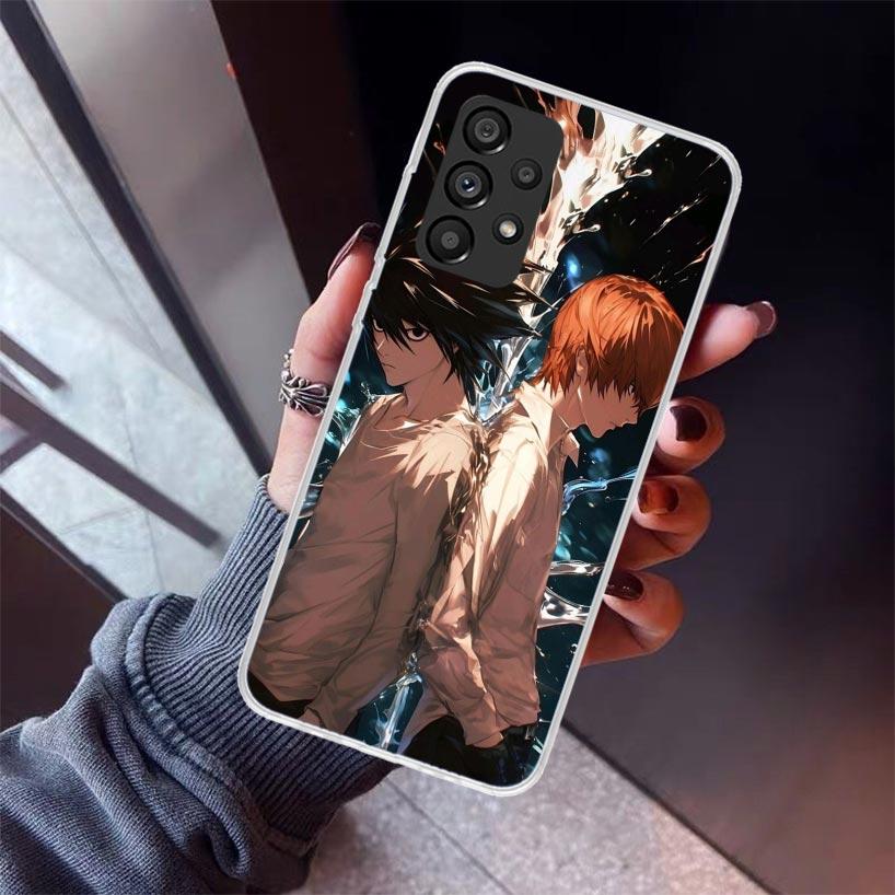 N-Note D-Death Anime Ryuk Phone Case For Samsung Galaxy A17 A57 A37 A16 A26 A36 A56 A15 A25 A35 A55 A14 A13 A54 A53 A34 A24 A33