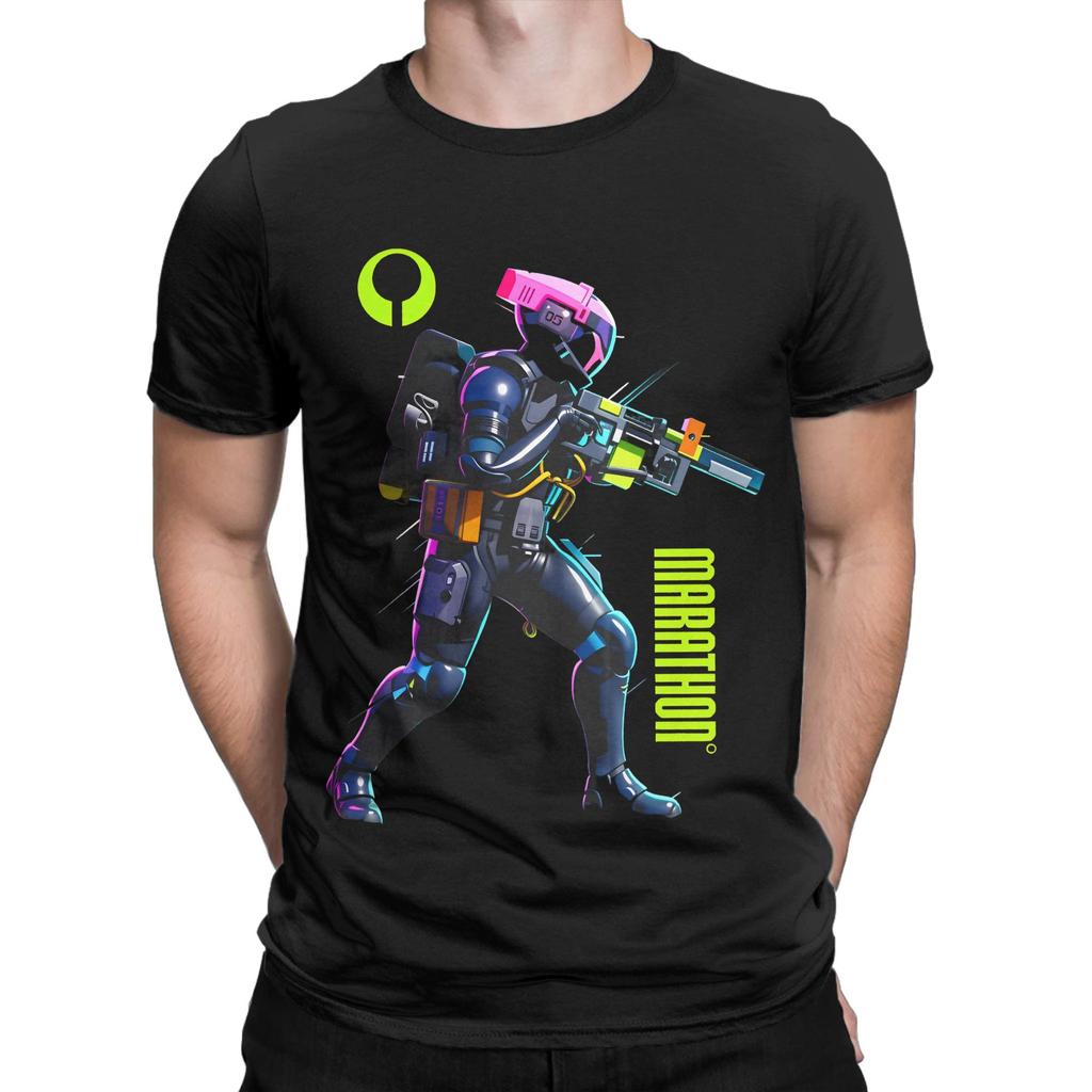 Game Marathon Printed T Shirts for Unisex Women 100 Cotton Tee Shirt Clothing