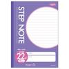 Sakura Crepas Study Book Horizontal Ruled 22 Lines N170(10) Purple 10 Books