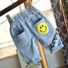 Neue Süße Dinosaurier Sommer Jungen Denim Mittellange Shorts