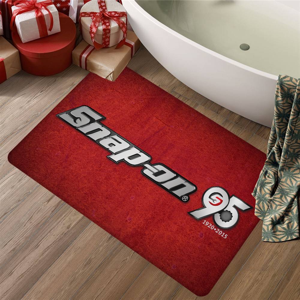 S-SnapS On LOGO Fußmatte Kinderzimmer Schlafzimmer Dekoration Balkon Rutschfeste Fußmatte Wohnzimmer Fußmatte Teppich