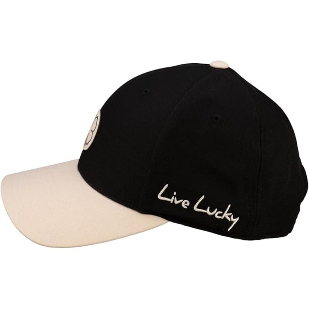 [Black Clover] Cap Sharp Luck 18 Laser Patch/Black/Creme