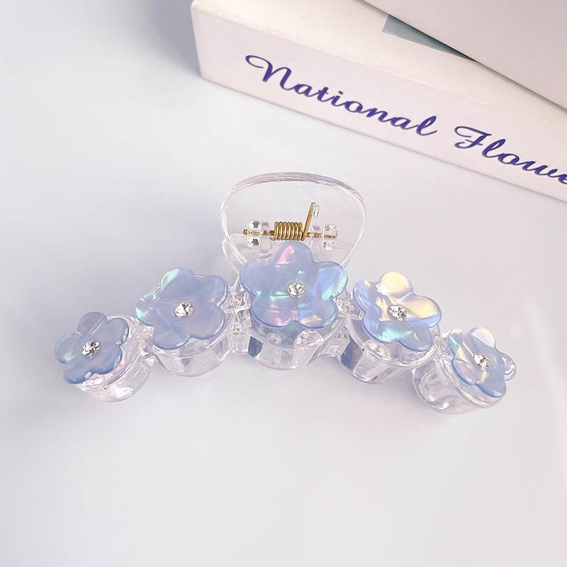 

Большой прозрачный зажим для волос Роза Модные аксессуары для волос Декор для пляжного отдыха Заколки-крабы Аксессуары для волос