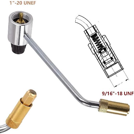 6Feet Propane Adapter Hose 1 Lb To 20 Lb Converter for Coleman Propane Stoves, Fold N Go Stoves To Connect 5lb - 20 Lb Large Propane Tank, Not Fit