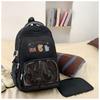 New high-value, fresh, sweet and cute animal backpack, lightweight spring outing for junior and high school students, and large-capacity backpack.