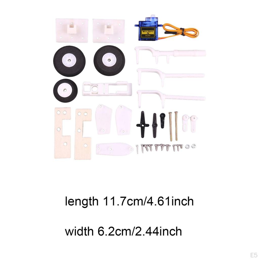 3 Sets Landing Gear Wheel Kit Model Airplane Accessories RC Spare Parts Nylon Shock Absorbing