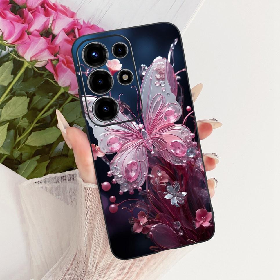 Bow Love Heart Pattern Cute Cat Phone Case For Itel Super 26 Ultra S26 Ultra S688LN Casing Soft TPU Silicone Shockproof Cover