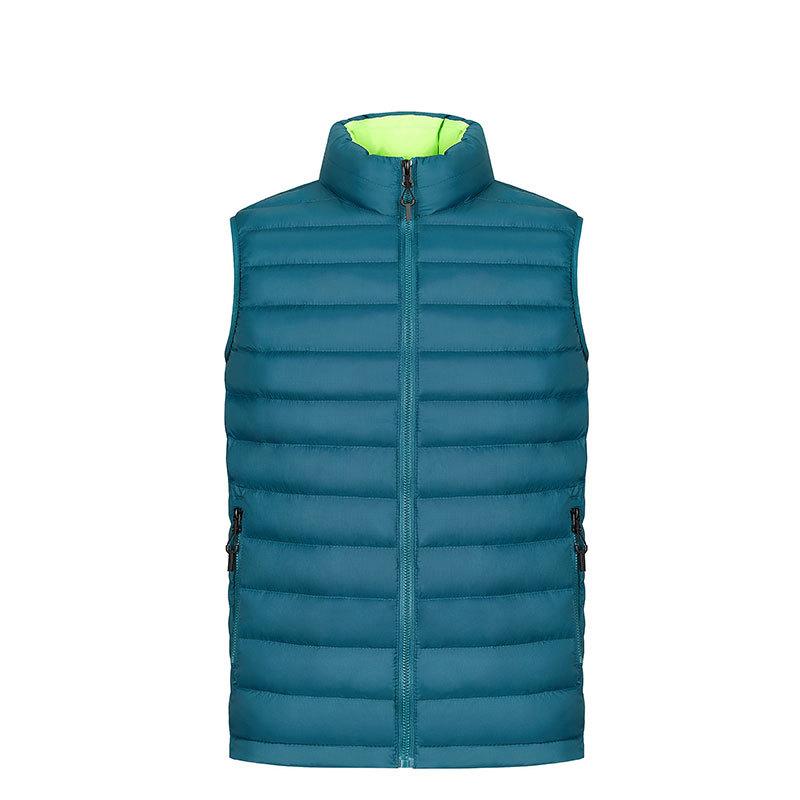 Men's Autumn and Winter Vest Stand-up Collar Cotton Clothes, E-commerce Large-size Vest Jacket, Feather Cotton Vest Vest