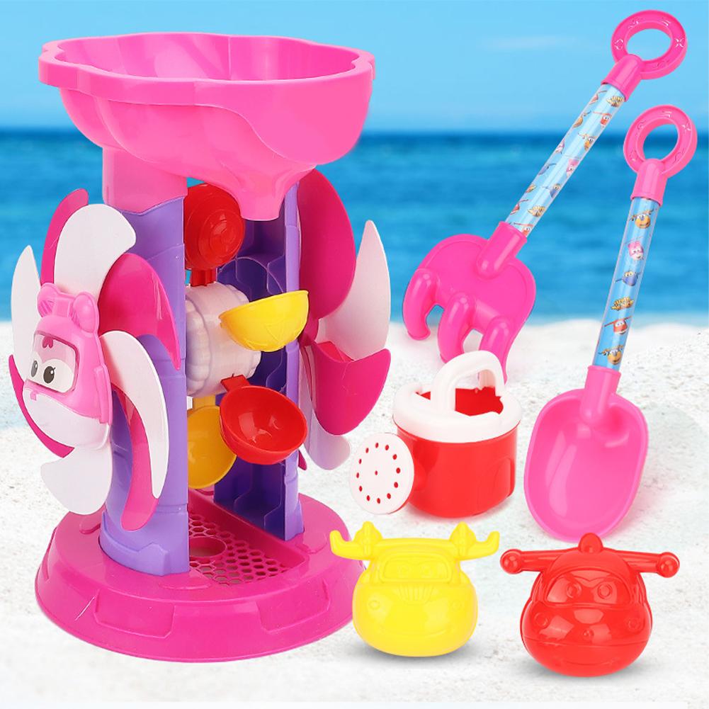 Kids Beach Toys Trolley Box Set Beach Game Toys Children Sandbox Set Kit Summer Toys For Beach Play Sand Water Game