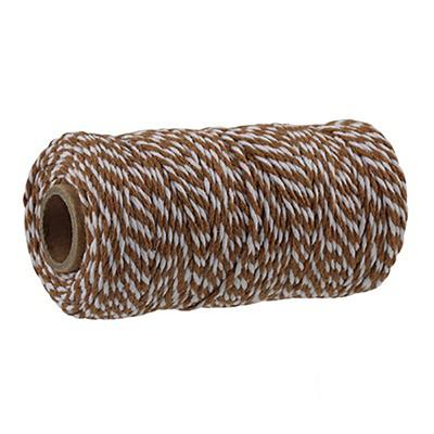 Cordel de Carnicero de 2 mm de Grosor Hilo de Algodón Preparación de Carne Bridado Pavo Cuerdas para Barbacoa Carne Salchicha Cuerda de Atar Cordón 100 Metros