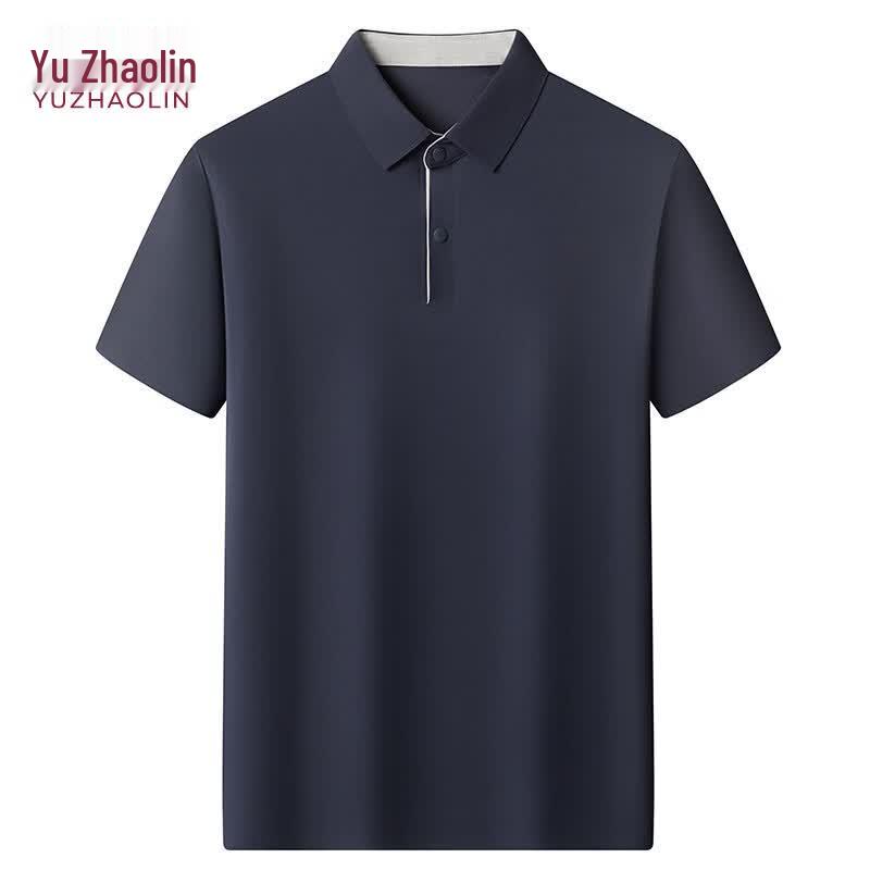 Yuzhaolin Men s Summer Thin Short-Sleeve Polo Shirt XL