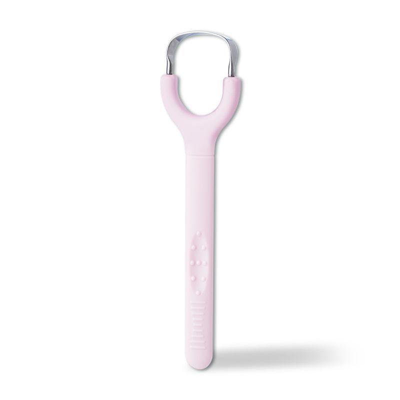 Tungeskrape i rustfritt stål Tungeluktfjerner Åpning Dyp håndtak U-formet Åpen tungeskrape Munnrengjøring