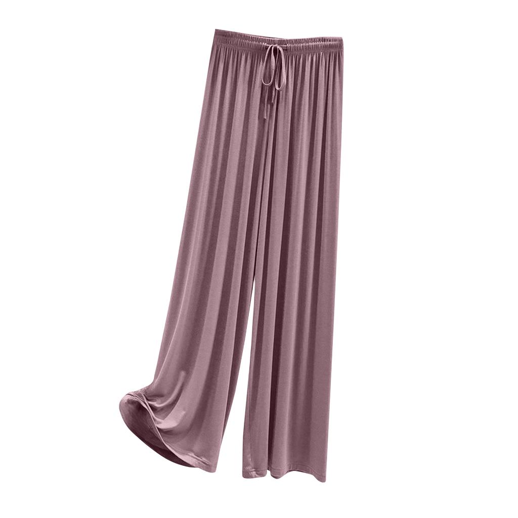 Women's Thin Sports Casual Loose Ice Silk Slim All-match Wide-leg Pants