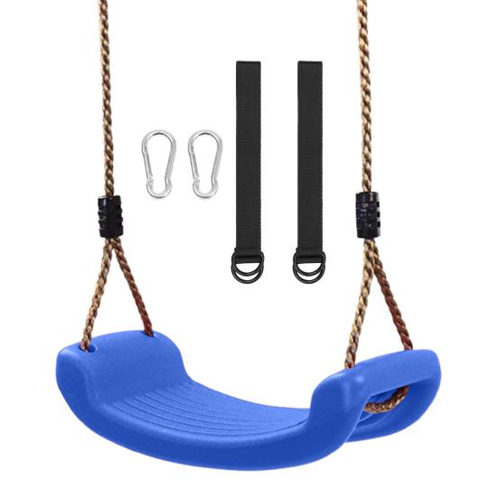 Kids Swing Seat with Adjustable Rope Accessories Heavy Duty Non-slip Children Indoor Outdoor Playground Garden Yard Patio Hanging Swing Set