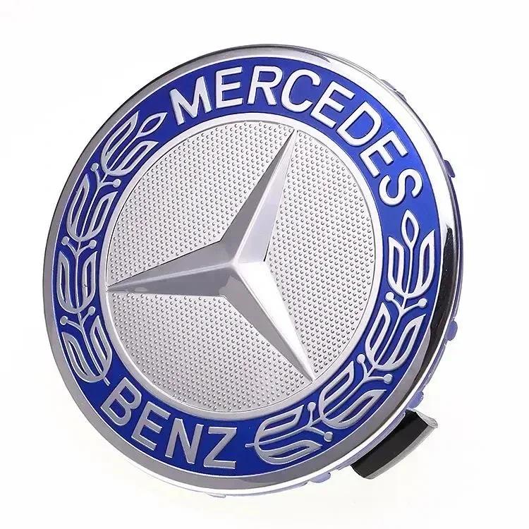 

Car Sticker For Mercedes Benz 75MM Car Styling Wheel Center Covers Hub Caps Replacement For Mercedes Benz W211 W203 W204 W210 W1