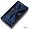 Classic Bowtie Bow Ties for Mens Butterfly Bowknot Pocket Square Cufflinks Suit Set Bussiness Accessories