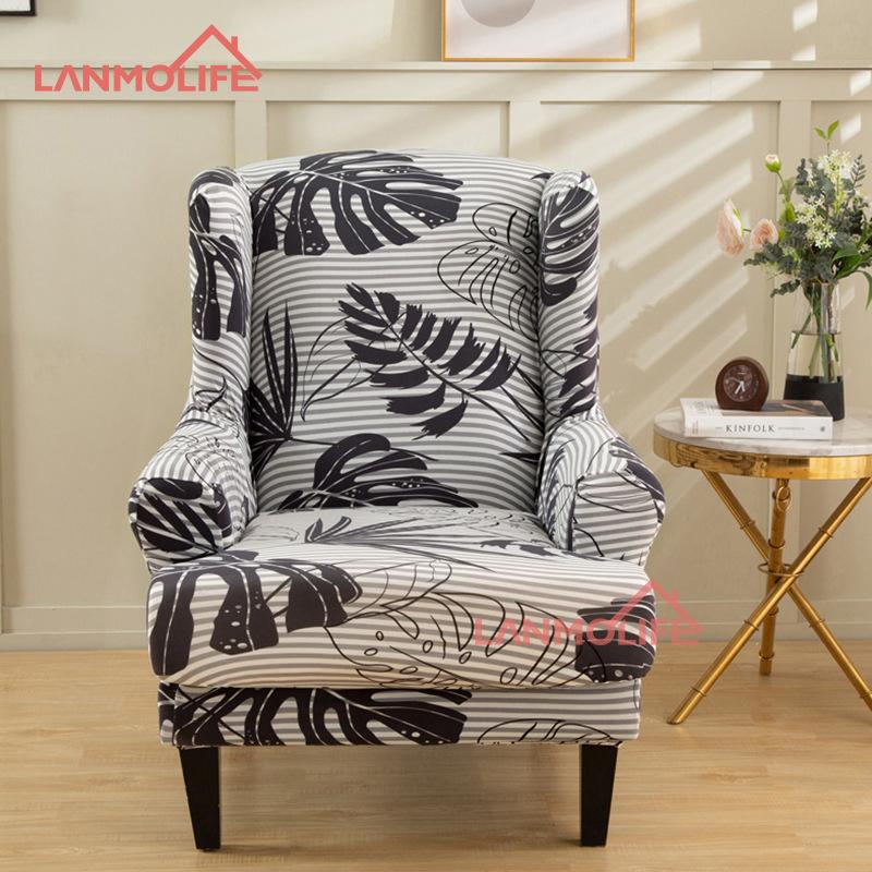 

Чехлы для стульев с крыльями, чехлы для кресел с принтом, высокоэластичные чехлы для стульев с крыльями в виде тигра, защитные чехлы для мебели в гостиной, чехлы для односпальных диванов D36.2XW31.3XH43.3 inch