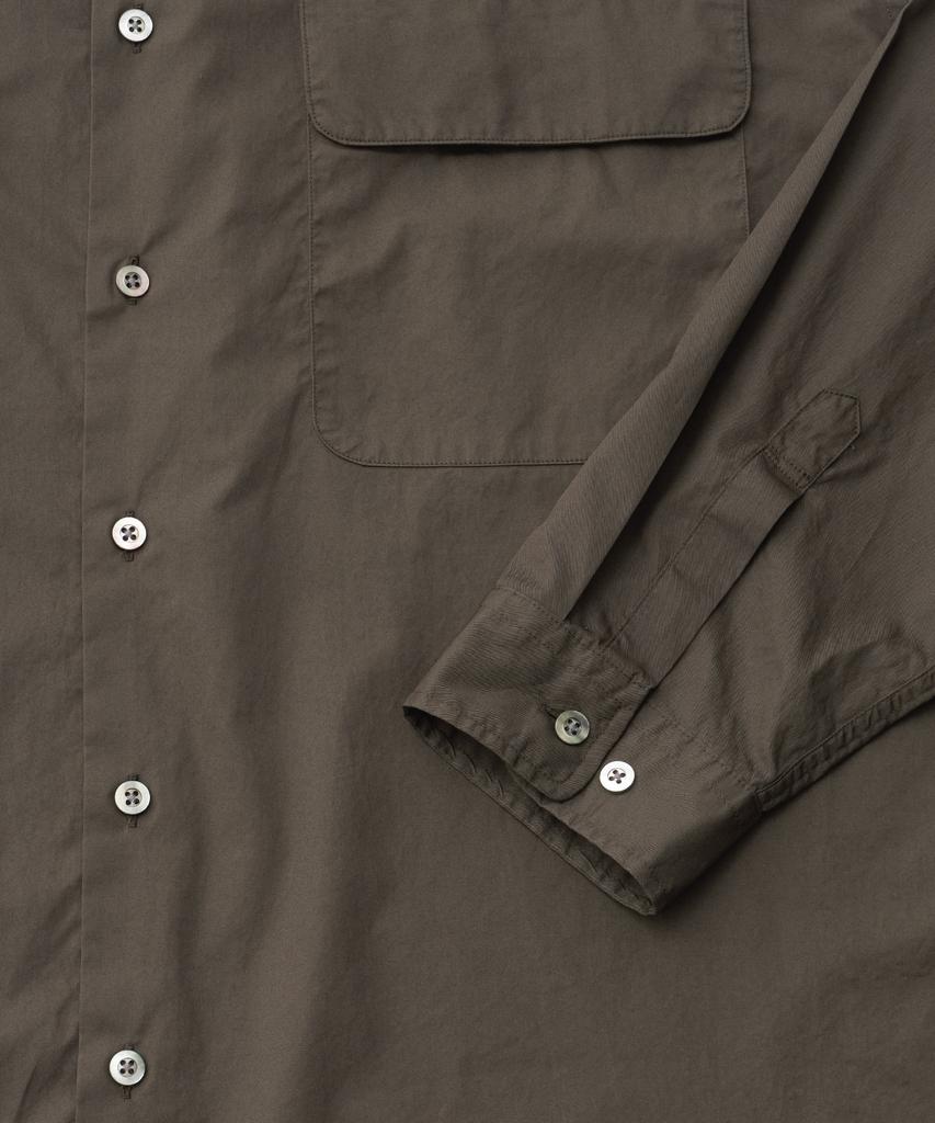 ANOTHER OFFICE Volume Shirt (Mild Brown)