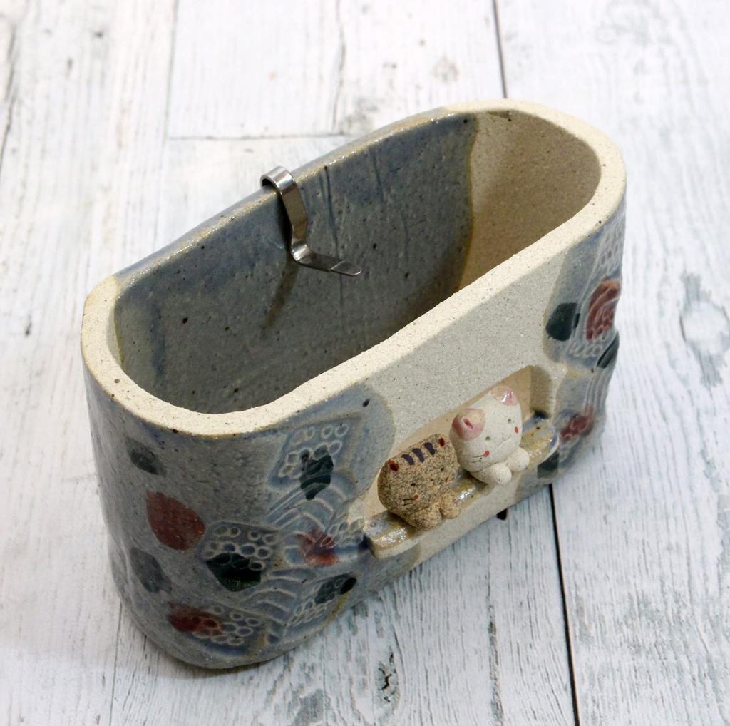 [Craftsman House] Mosquito Coil Holder Handmade Cat Incense Pot
