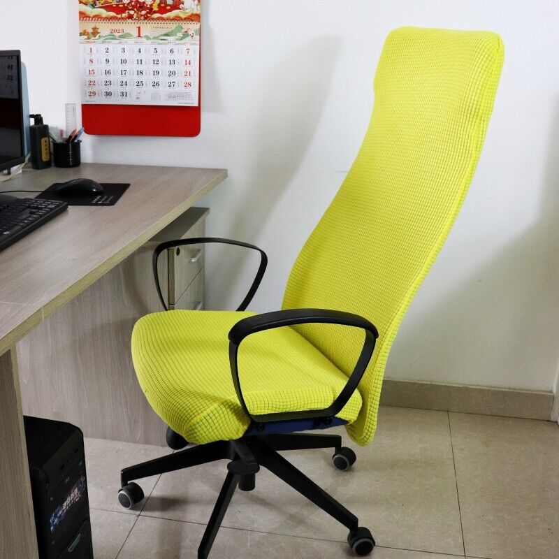 Stretch Computer Chair Cover Home Office Chair Cover Dustproof Swivel Chair Cover Slipcover Armchair Protector Gaming Chair Case