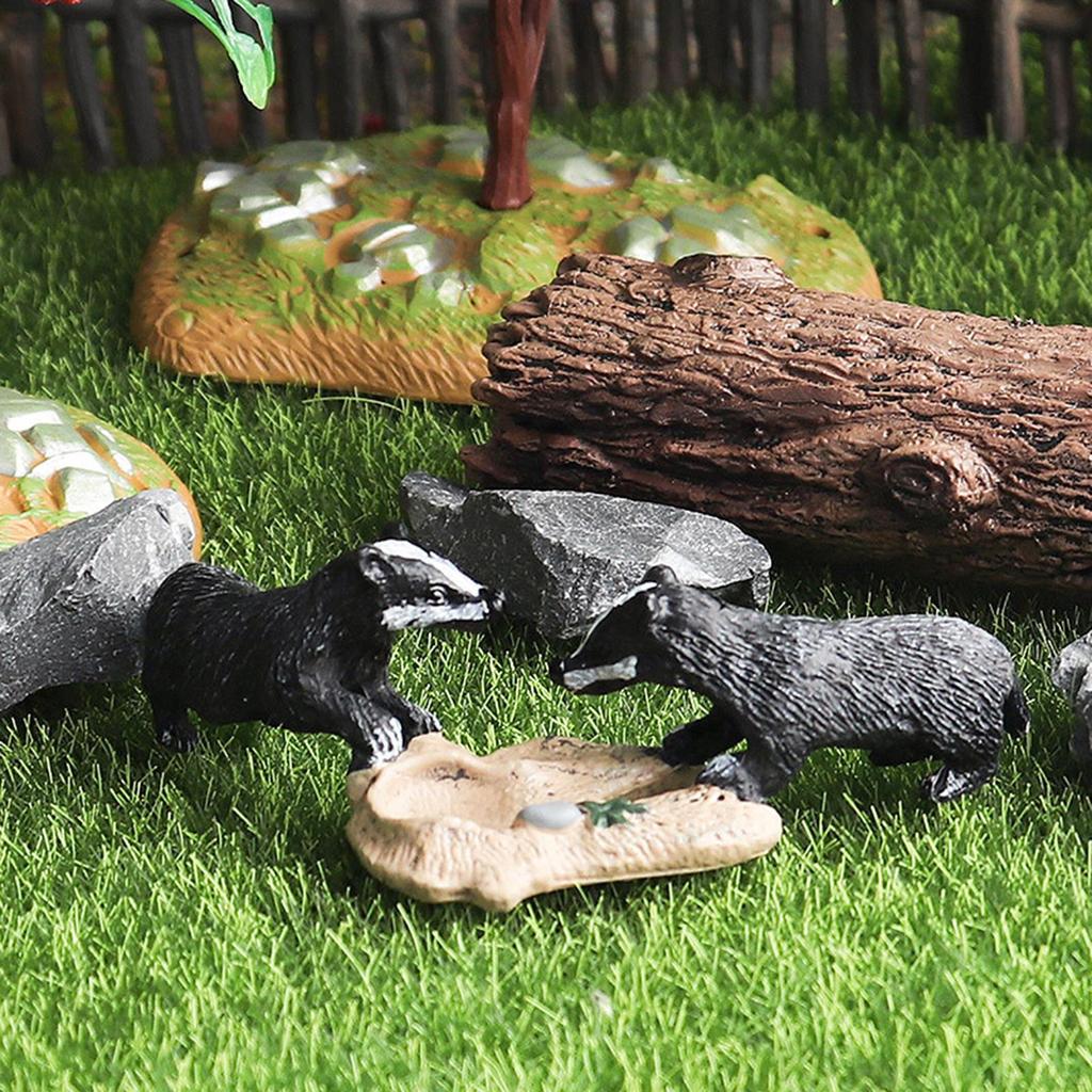 Animal Figurine Model Miniature Toys Home Decor Collection Cake Toppers Party Decoration