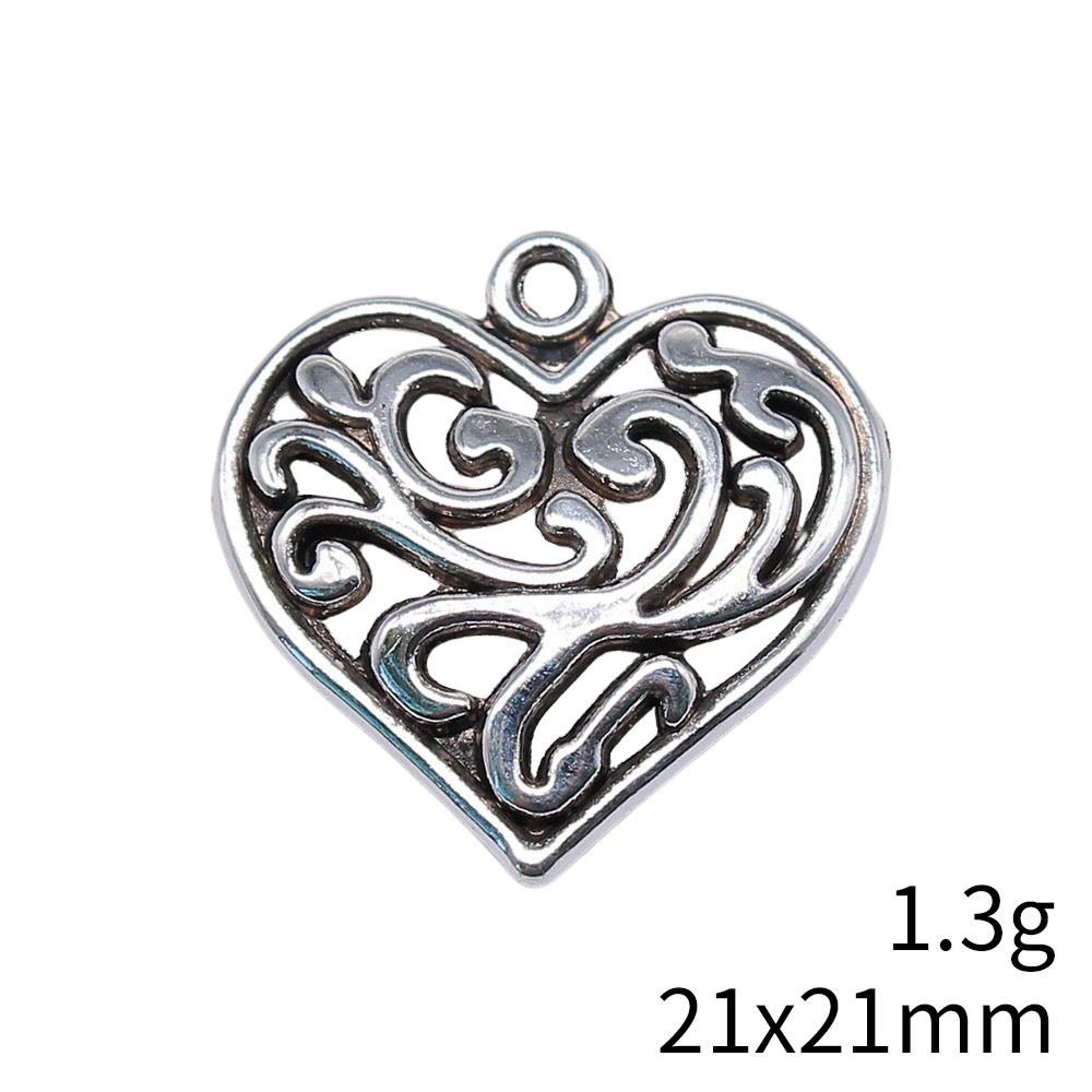 Back To School Charms Bulk Peach Heart Love Charms Pendant Women's Clothing Pendant