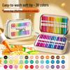Large Capacity Washable Acrylic Marker Set with Soft Tip and Paint Brushes for Kids' Art Class