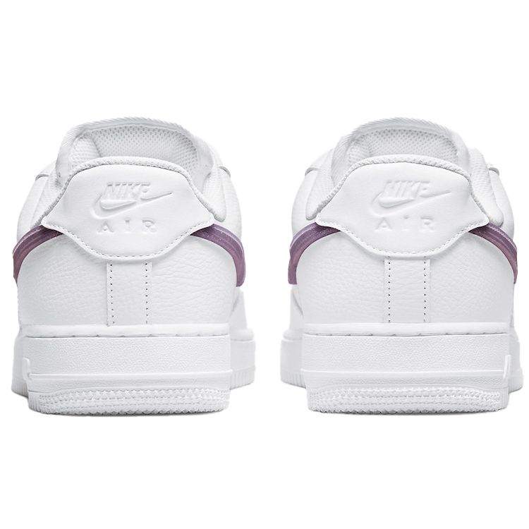 Nike  Air Force 1 Low Glitter Swoosh - Canyon Purple Women Sneakers White Grey-Fog DH4407-102