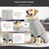 Winter Dog Four-Legged Coat Soft Long Plush Warm Anti-Shed Pet Cotton Jumpsuit For Small Medium Dogs