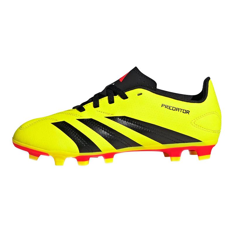 Adidas Predator Club Soft Comfortable Non-Slip Low-Top Kids Soccer Shoes Kids Soccer Shoes Yellow Black IG5426