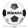 MIKASA Soccer Ball, Size 4 (Elementary School), Approx. 250g, White/Black, Sewn Ball, SVC403-WBK, Recommended Internal Pressure 0.35kgf/cm²