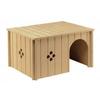 Maisonnette en bois - FERPLAST - Sin - Taille XS - Marron - Pour rongeurs