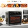 20L 90 230 celsius  Mini Convection Oven With Air Fry Function Black