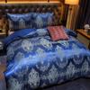 3PCS Home Bedding Sets Jacquard Duvet Cover Sets Sheets Deluxe Bedding Single Bed Queen Bed Sets