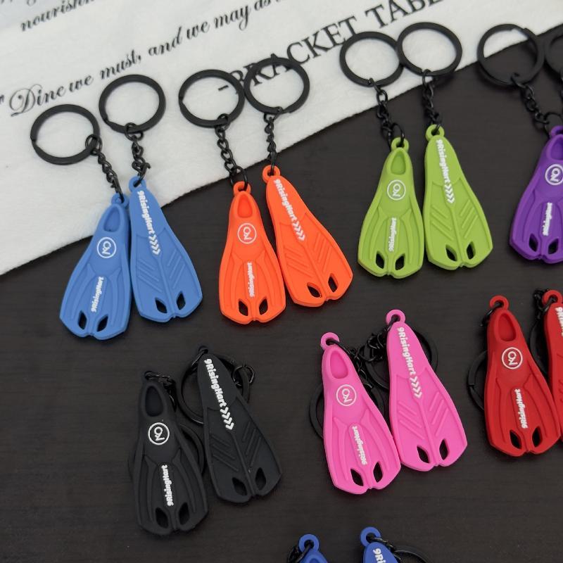 Klíčenka Ploutev na potápění Klíčenka Flipper Klíčenka Potápěč Potápění Dárkové tašky Vysoce hodnotné Klíčenka Příslušenství