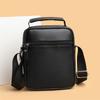 Vertical Genuine Leather Shoulder Bag, Top-layer Cowhide Men's Bag, Casual Bag, Youth Crossbody Bag