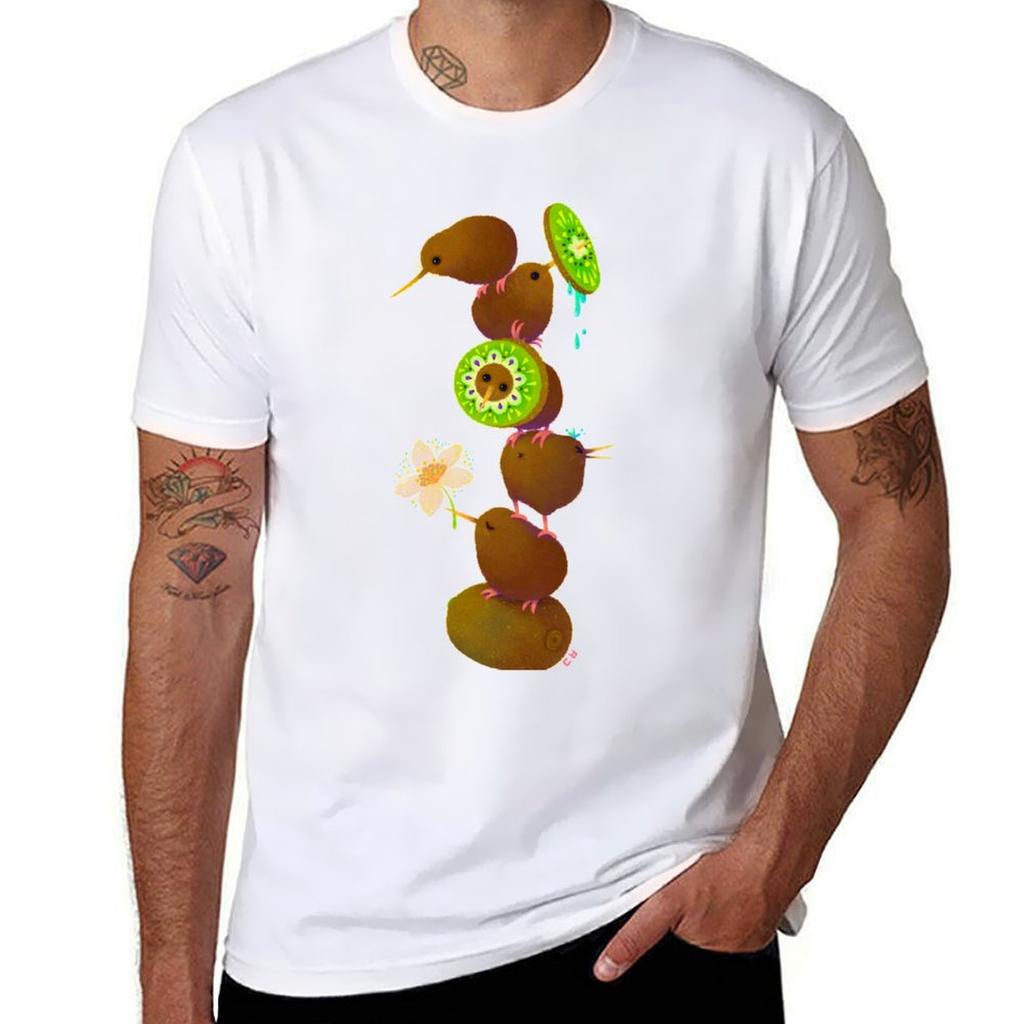 Kiwi TShirt Casual Loose Daily Wear TShirt