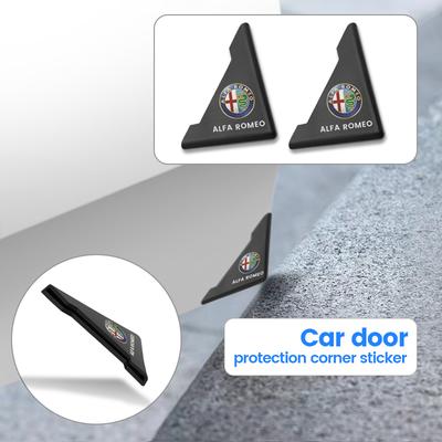 2pc Car Door Corner Protection Decals Stickers For Giulietta Mito 159 Giulia Stelvio 156 147 Tonale Accessories