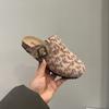 New thick-soled matte muller shoes floral bag head Birkenstocks wear half-tow Birkenstocks cool slippers