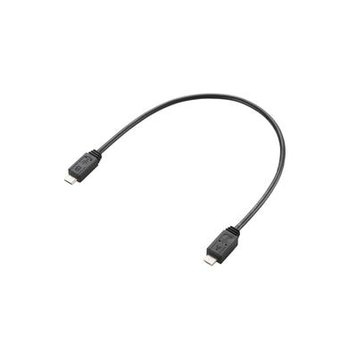 Elecom MicroUSB Cable for USB MicroA To MicroB Tablets, Cable, 0.3m, TB-MAMB03BK