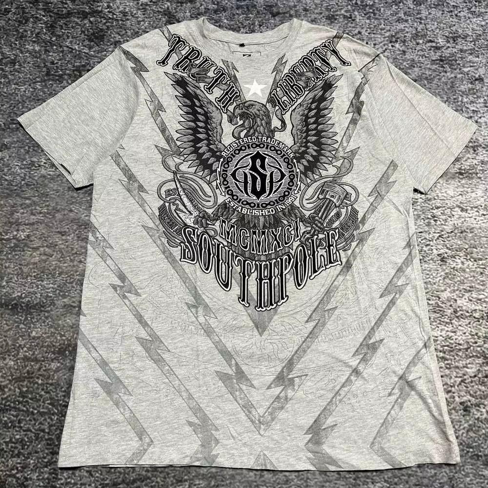Mens Graphic T Shirt S-3XL Y2K Southpole Style Xtreme Couture Affliction grunge L